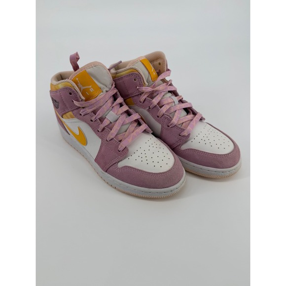 Jordan Other - Air Jordan 1 Mid SE GS Arctic Punch Purple Pulse DC9517-600 Mens 5Y Womens 6.5
